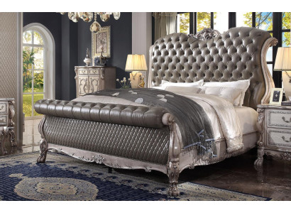 Bed double beds hotel 180x200 Italian furniture luxury baroque