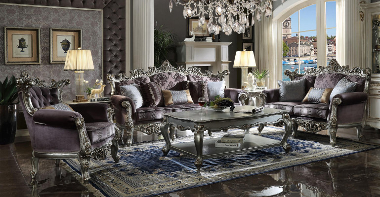 Sofa set 3+2 seater classical living landscape sofas couches baroque