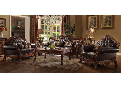 Leather sofa suite 3+1+1 seater set upholstery sofa decorative couch