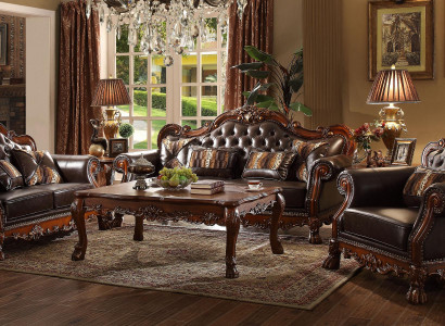 Leather sofa suite 3+1+1 seater set upholstery sofa decorative couch