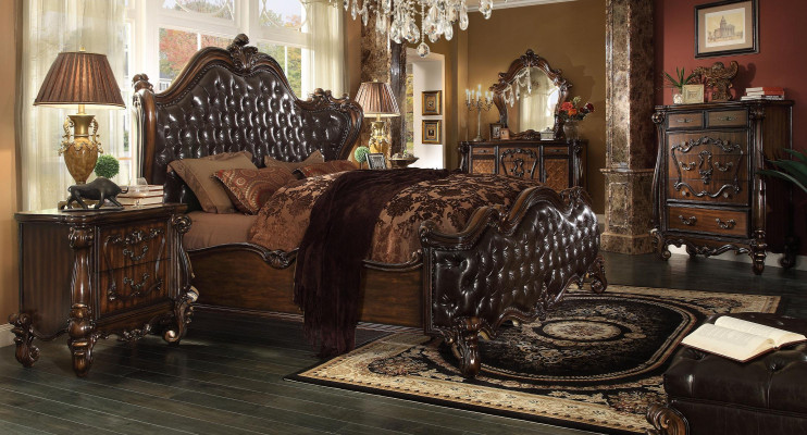 Luxury class bedroom set Baroque Rococo bed decor double bed beds