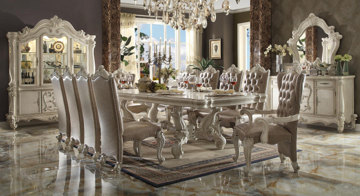 Royal dining table + 6x chairs dining room complete set 7-piece.