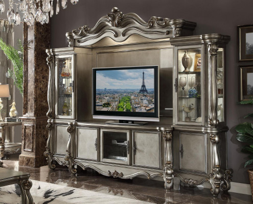 Living room wall unit TV wall installation wall living room cabinet carved furniture