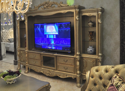 Living room extension, media wall, TV wall, TV cabinet, living wall