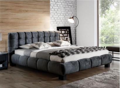 Bed Grey Bedroom Furniture Textile Design 160x200cm Beds Velvet