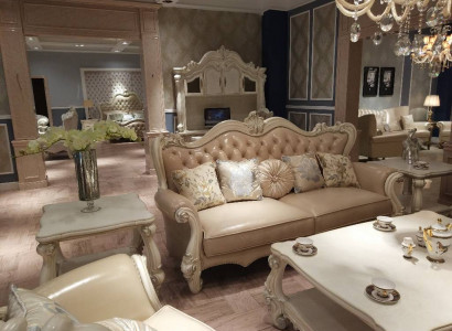 Classic 3-seater couch sofa couch upholstered sofas decorative couches baroque.