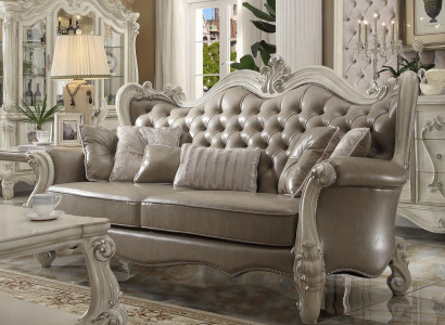Three-seater 3-seater Relax Sofas Lounge Sofa Leather Upholstered Couch Fabric