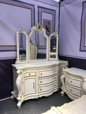 Buffet dresser dressers cabinet baroque rococo mirror sideboard