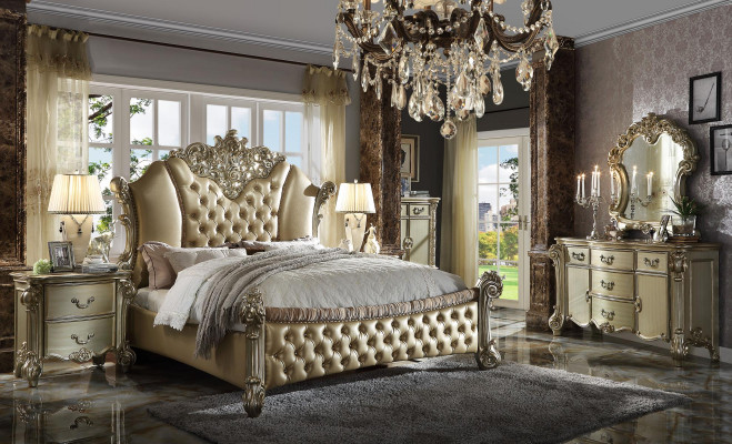 Decoration Bed Upholstery Design Luxury Hotel Double Beds Bedroom Leather
