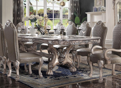 Large Knight Table Baroque Dining Table XXL 345cm Wood Tables Classic Furniture New