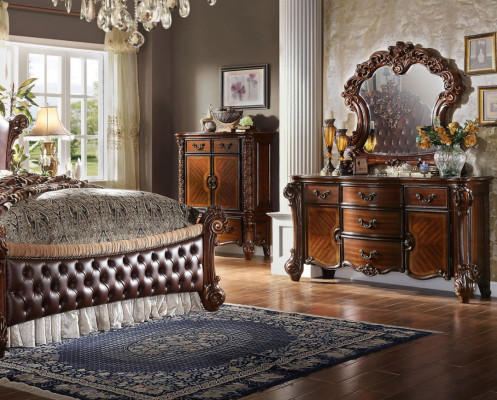 Mirror Dresser Decorative Cabinet Dressers Sideboard Bedroom Set Wood