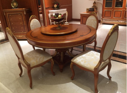 Dining table with 4 chairs Baroque Rococo dining tables table tables chair set