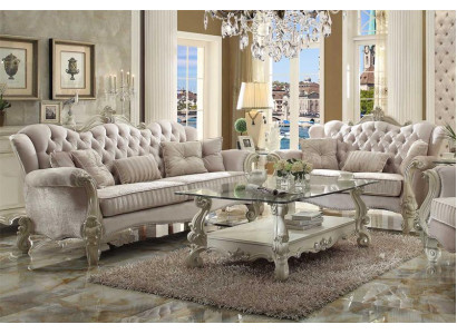 Chesterfield Sofa Set 3+2+1 Seat Set Design Sofa Upholstered Couches Couch