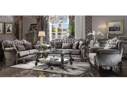 Chesterfield sofa set couch upholstery group classic 3+2+1 seater set wood sofa.