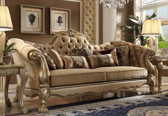 Two-seater design sofa 2-seater seating couch upholstery set fabric sofas