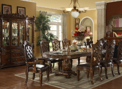 Baroque Rococo Style Furniture Dining Table Set Dining Room Carved
