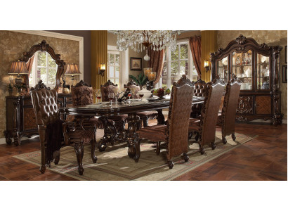 Royal dining table wood luxury tables Rococo Baroque style dining room