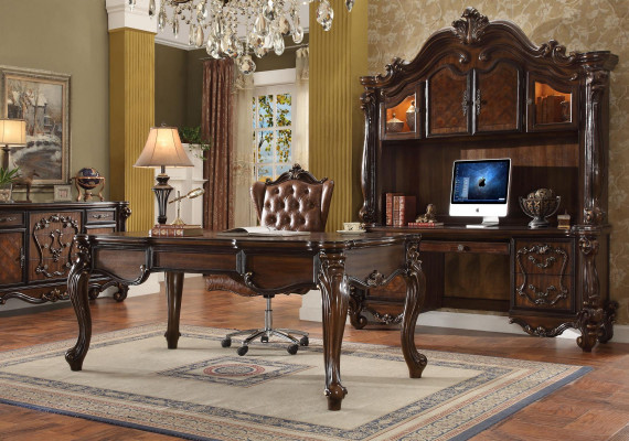Office set desk executive chair complete office Rococo Baroque 2-piece set