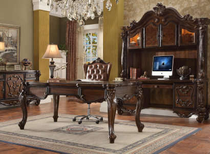 Office set desk executive chair complete office Rococo Baroque 2-piece set