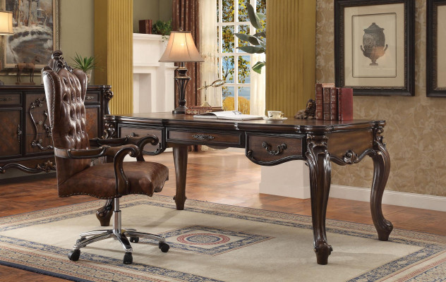 Office set desk executive chair complete office Rococo Baroque 2-piece set
