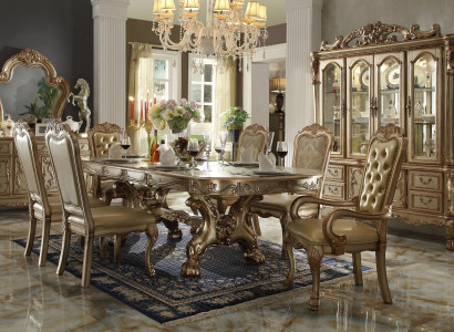 Classic luxury table wood tables Rococo Baroque decor antique style dining living