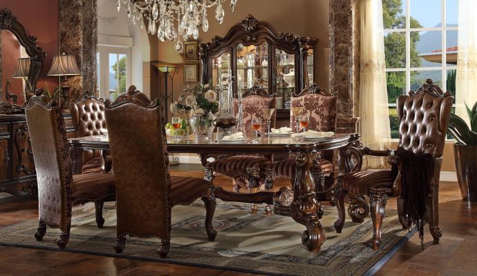 Royal dining table table wood tables classical baroque rococo dining room