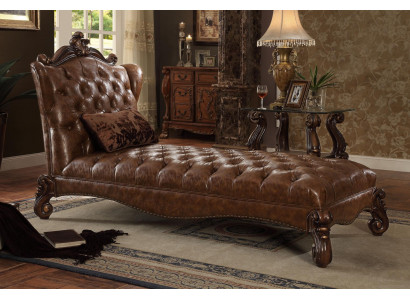 Luxury Sofa Chaise Lounge Recliner Antique Style Upholstery Baroque Rococo