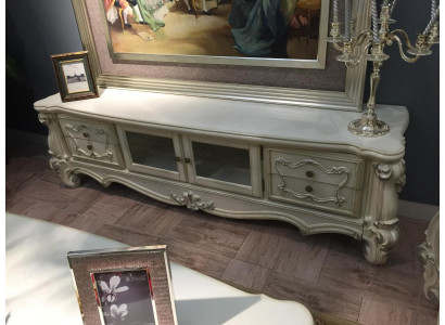 Sideboard TV lowboard RTV cabinet table living room wood classic baroque new