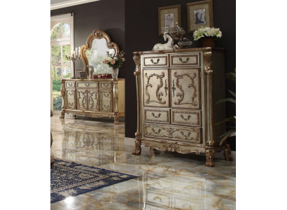 Classic Baroque Antique Style Dresser Sideboard Real Wood Buffet New