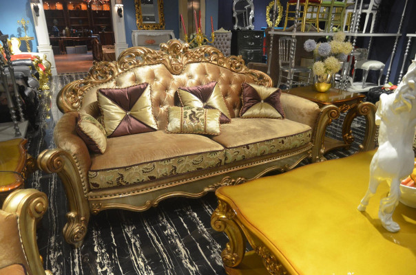 Classic 4-piece set seating sofa suite couch sofa fabric sofa upholstery