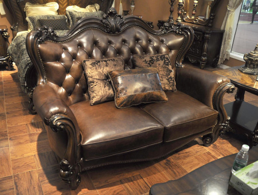 Sofa set 321 seater sofa couch leather suite upholstered set wood baroque