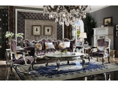 Sofa set 4+1+1 seater coffee table 4-piece set design sofa couches baroque