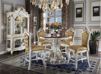 Baroque round dining table round classic table round round tables wood