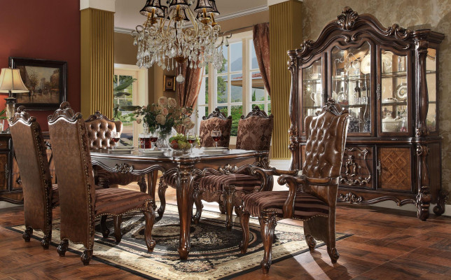 Classic luxury table wood tables decor Rococo Baroque antique style dining living