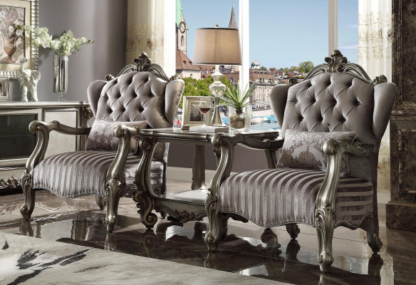 Textile armchair 1-seater sofa upholstery sofas classic design luxury baroque