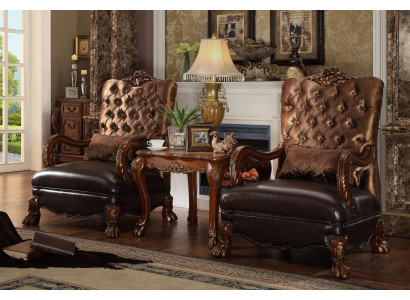 Armchair Designer Chair Upholstery Relax Fabric Textile Leather Lounge New Chesterfield