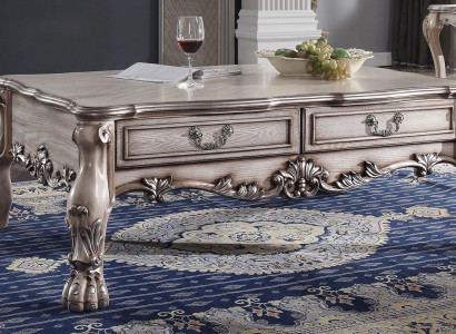 Coffee table side table wood sofa living room table baroque designer classic