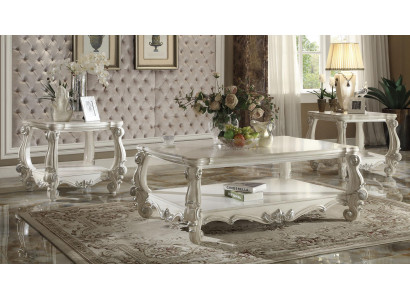 Noble Designer Classic Coffee Table Decorative Side Table Wooden Baroque Table
