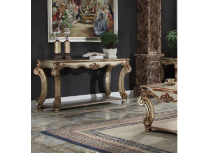Baroque console table, sideboard, wall table, hallway table, classical wood 143cm new.