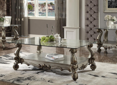 Noble designer coffee table side table sofa decoration living room table baroque