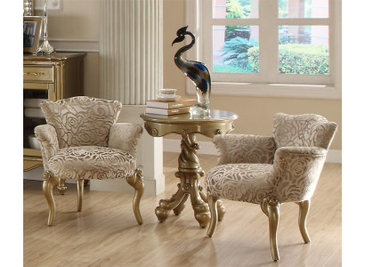 Round side table wooden table coffee table sofa living room design