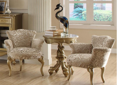Round side table wooden table coffee table sofa living room design