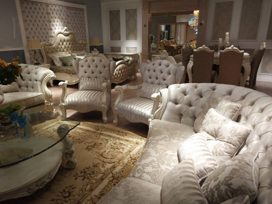 Complete set sofa suite seating upholstery design living landscape