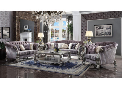 Living room set classic couch set sectional 5-piece set.