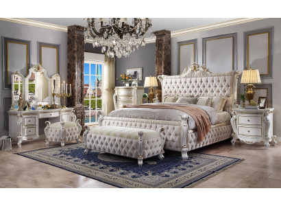 Classic bedroom set Baroque Rococo bed nightstand dresser
