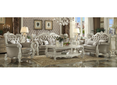 Luxury Furniture Sofa Set Sofa Couch Upholstery 3+2+1 Seater with Coffee Table