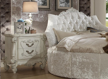 Design bedside table side table console tables furniture wood baroque rococo new