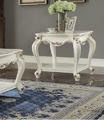 Carved coffee table side table living room wooden tables