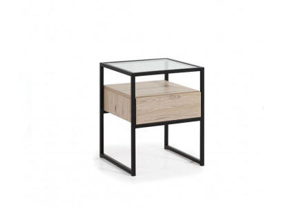 Nightstand Brown Wood Furniture Design Bedroom Furniture Art Deco New