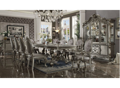 Dining room set Baroque Rococo table 10x chairs sideboard dresser 13-piece.